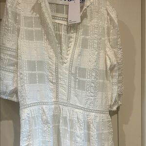 Zoe Kratzmann Liberty Dress  White Eyelet Cotton